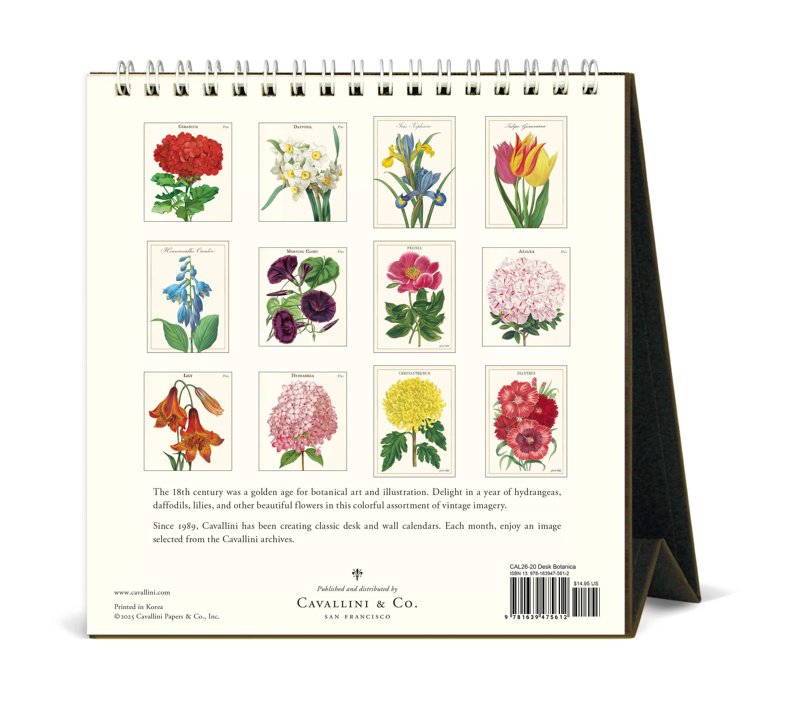 Desk Calendar - Botanica (C)