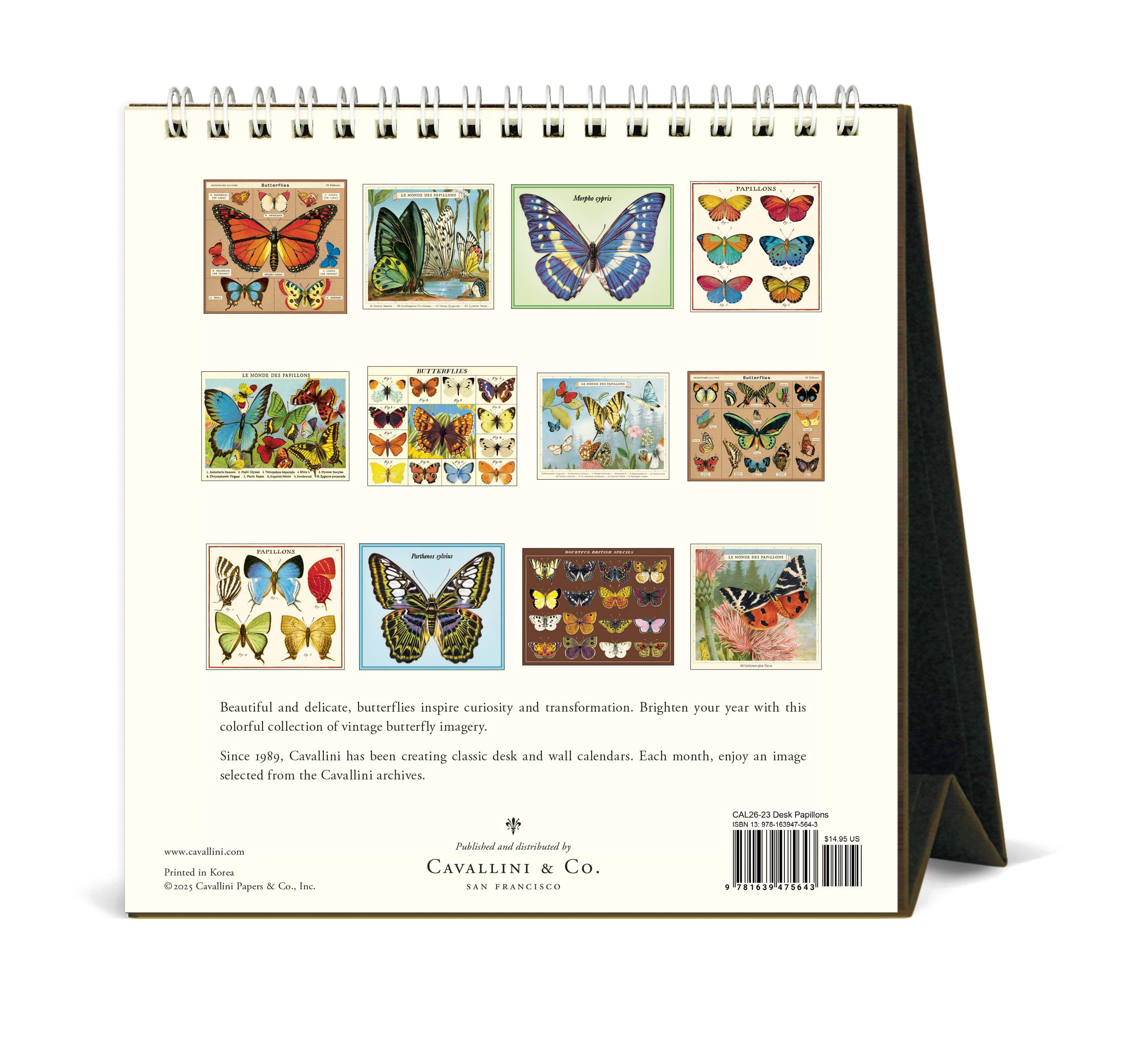 Desk Calendars - Butterflies