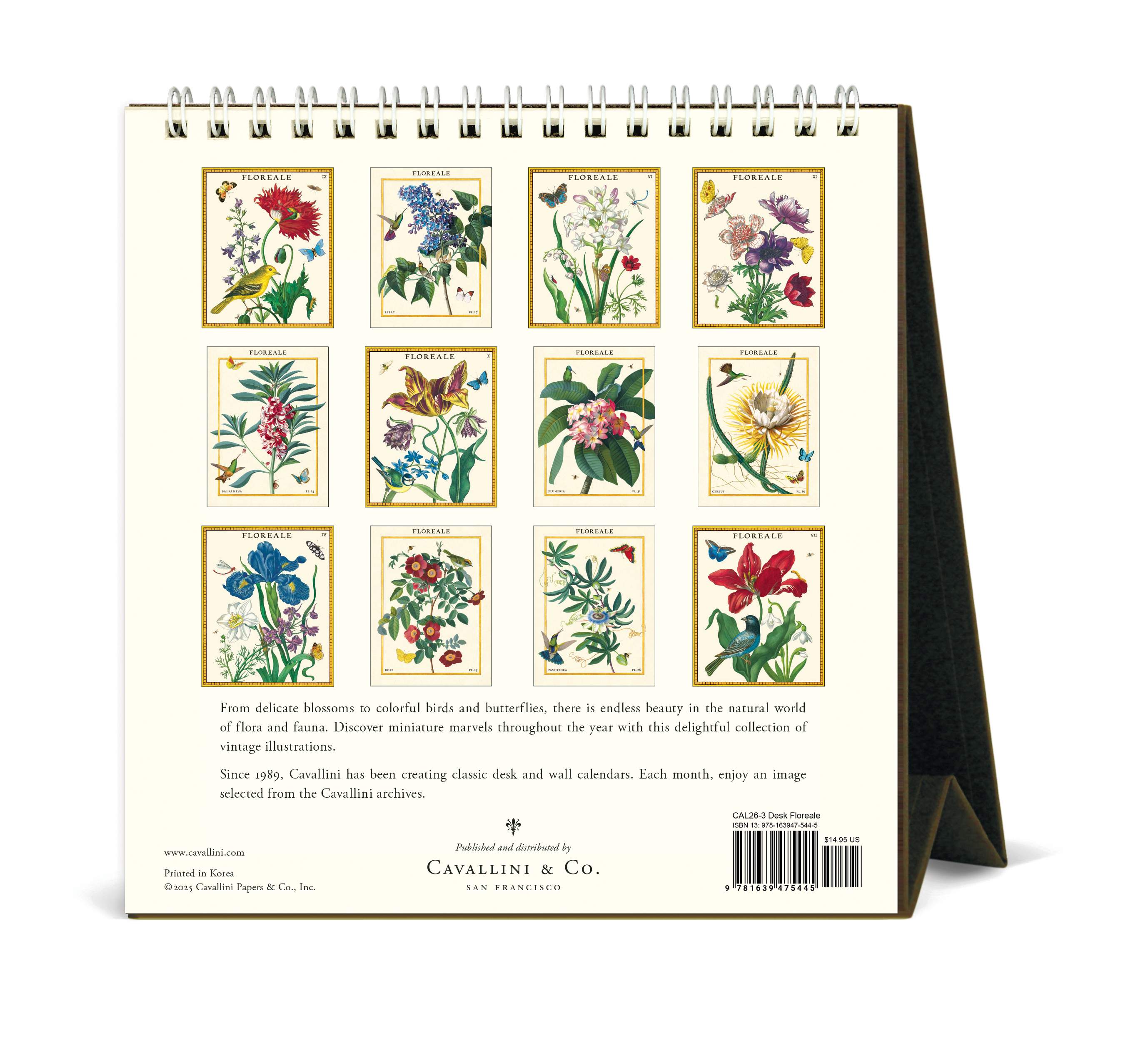 Desk Calendar - Floreale