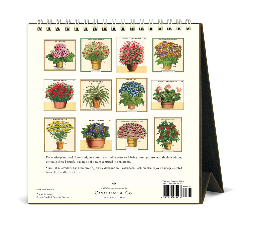 Desk Calendar - Jardiniere