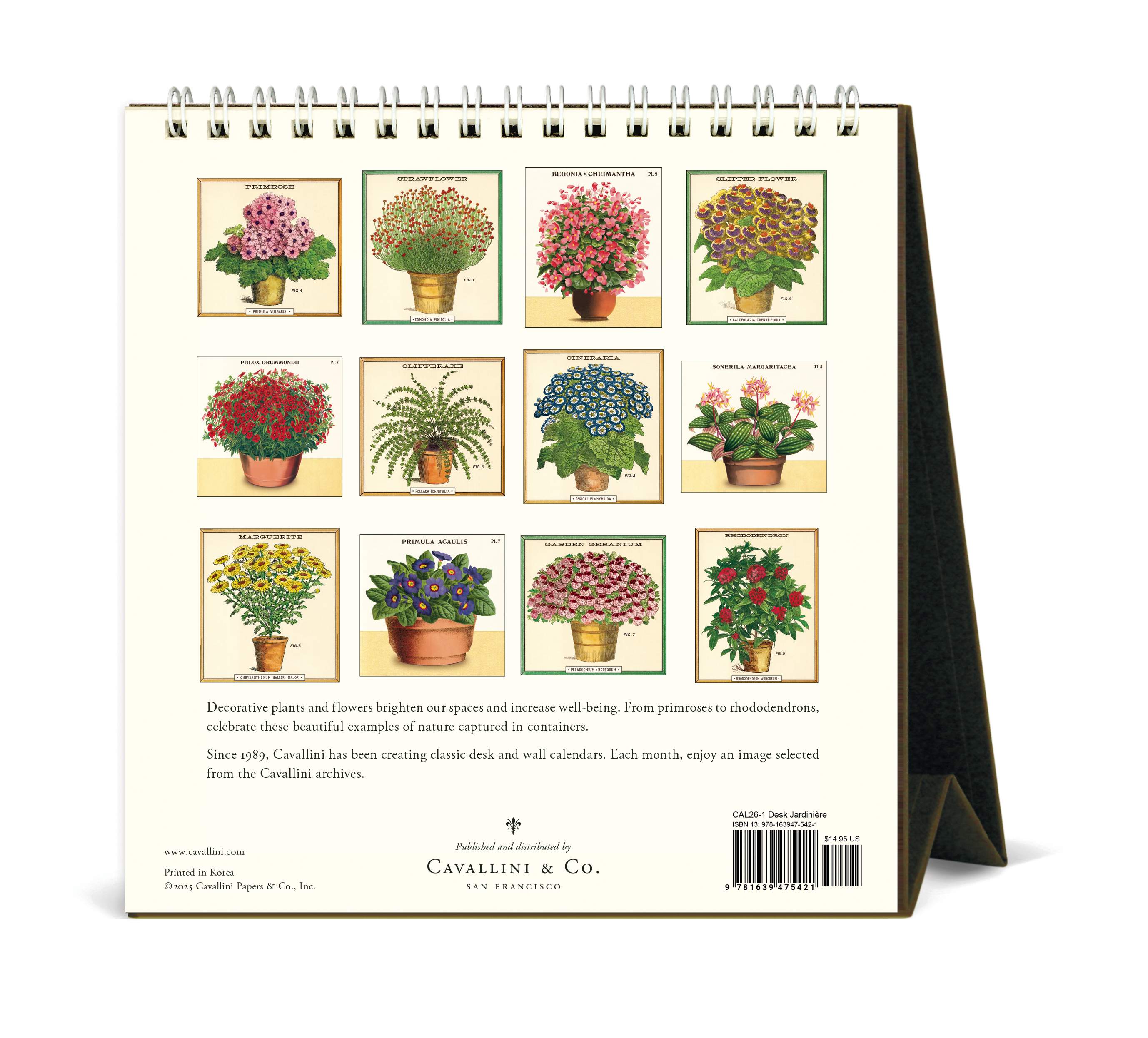 Desk Calendar - Jardiniere