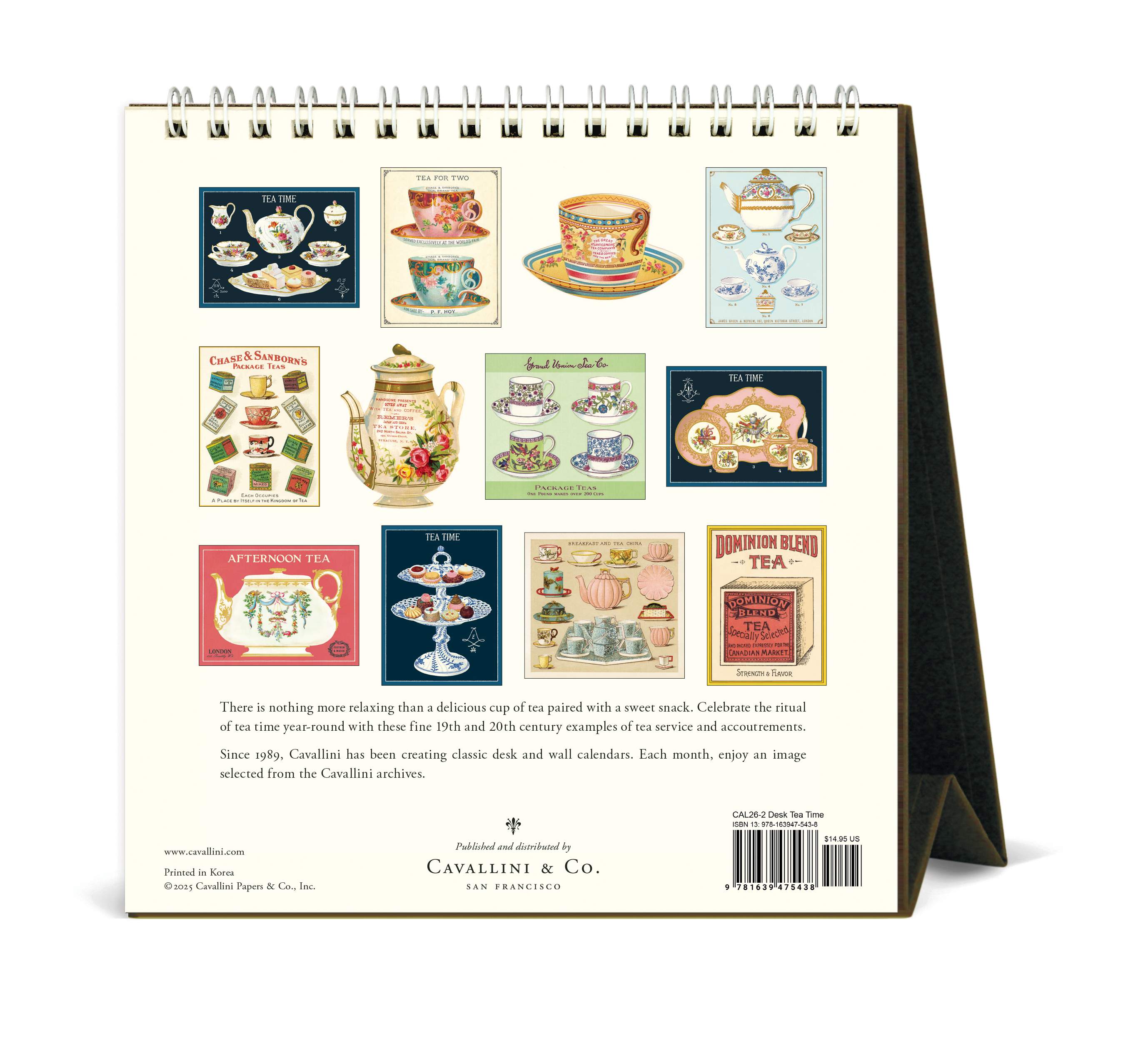 Desk Calendar - Tea Time