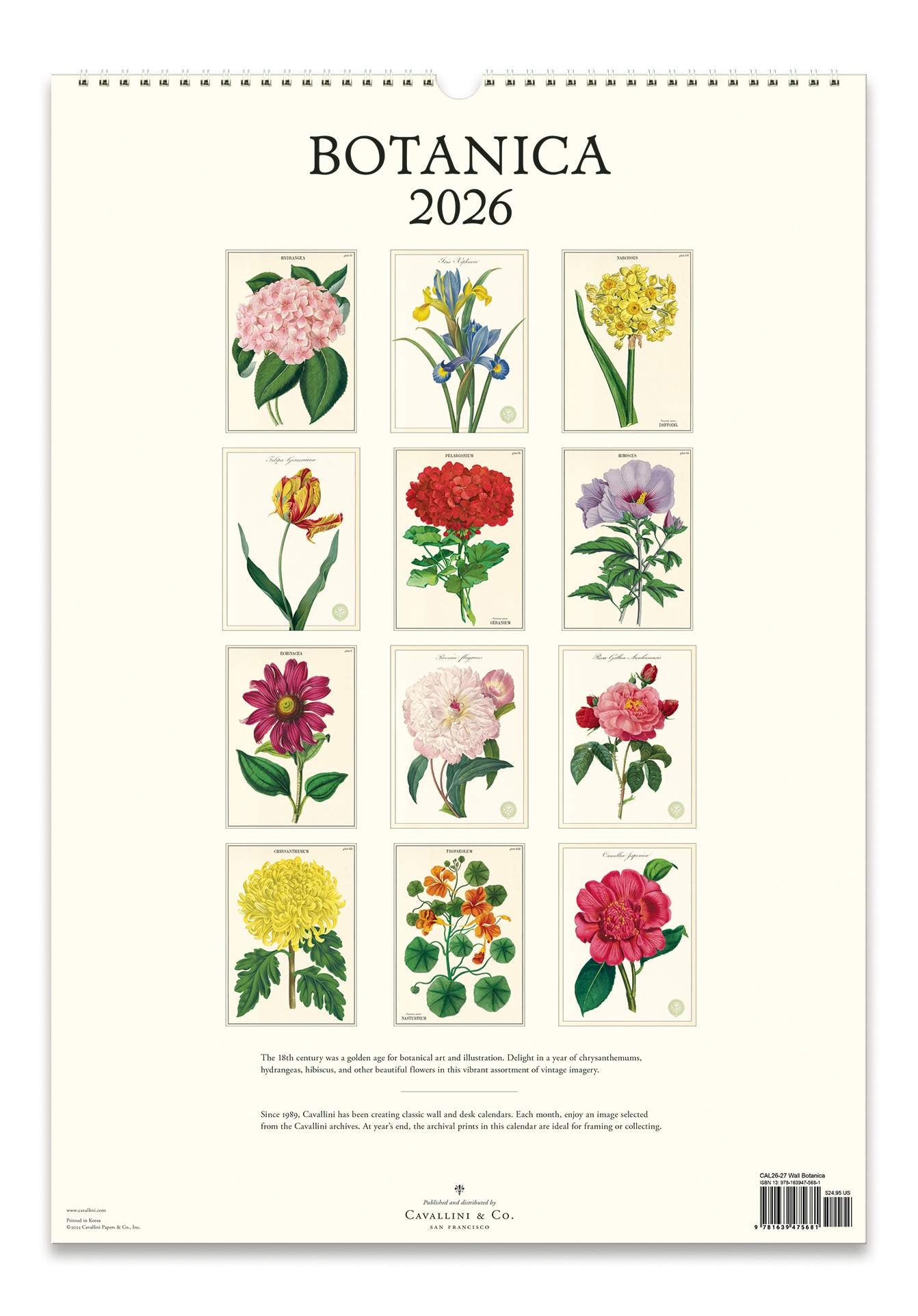 Wall Calendar - Botanica (C)