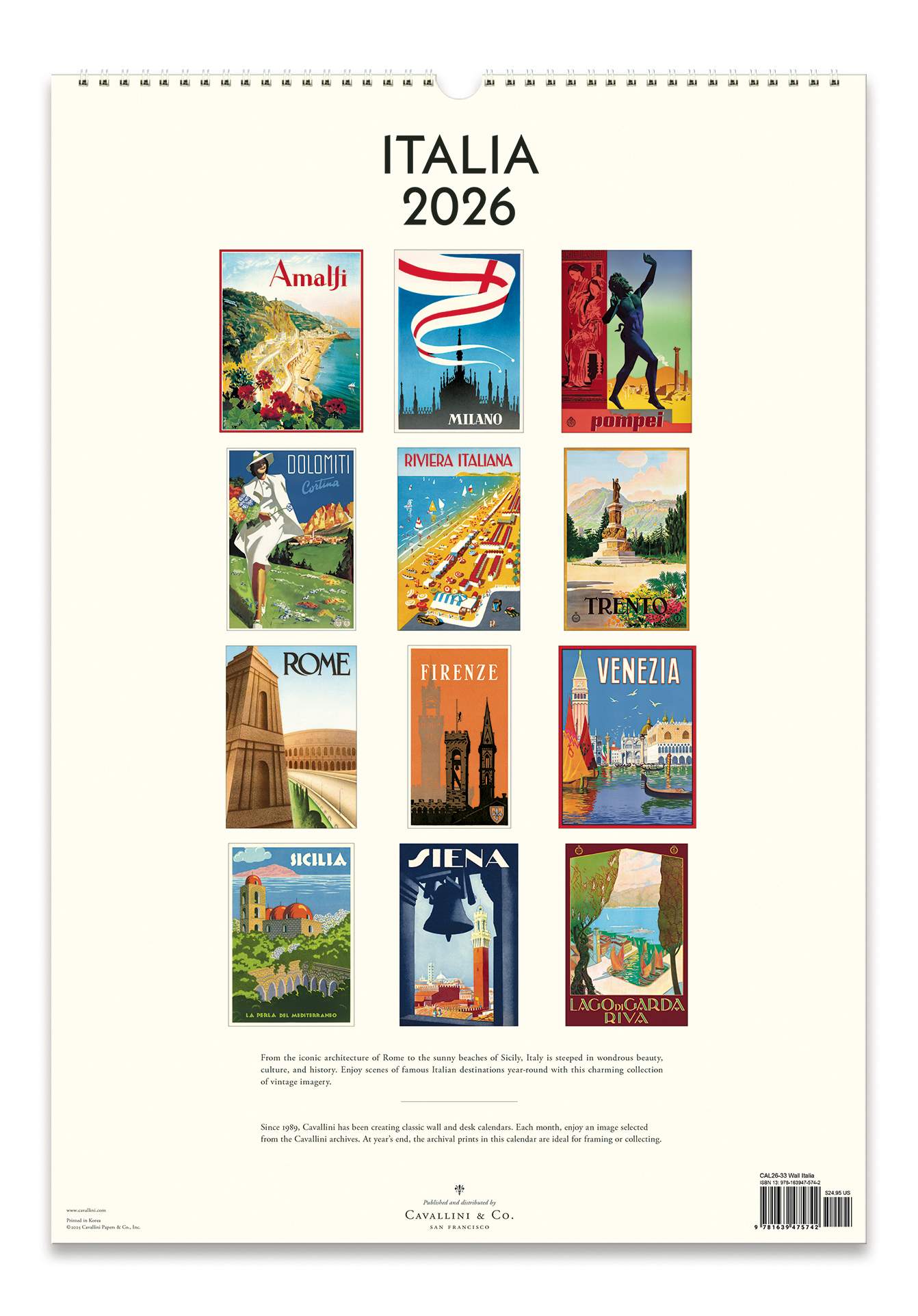 Wall Calendar - Italia (C)