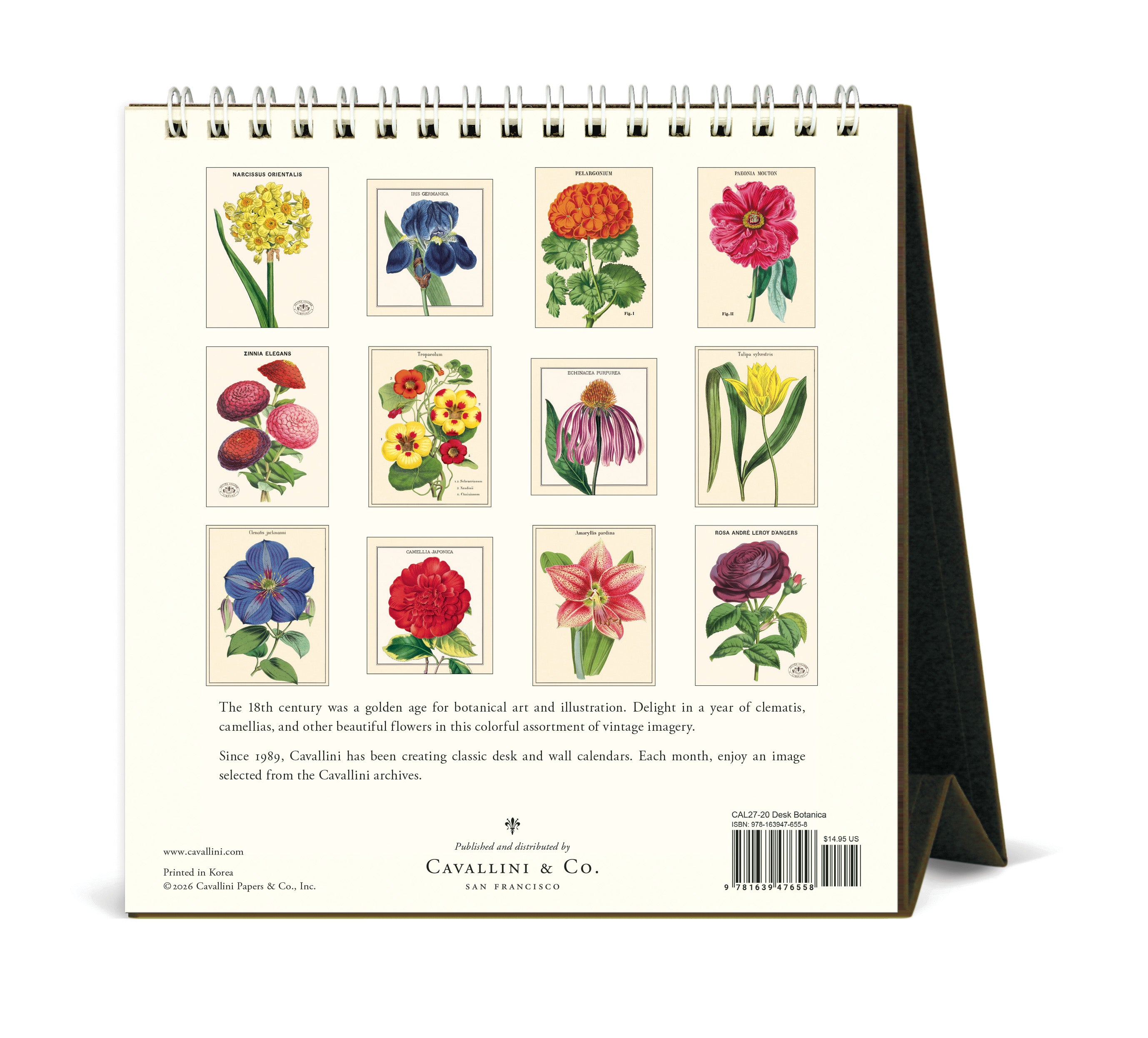 Desk Calendar - Botanica (C)