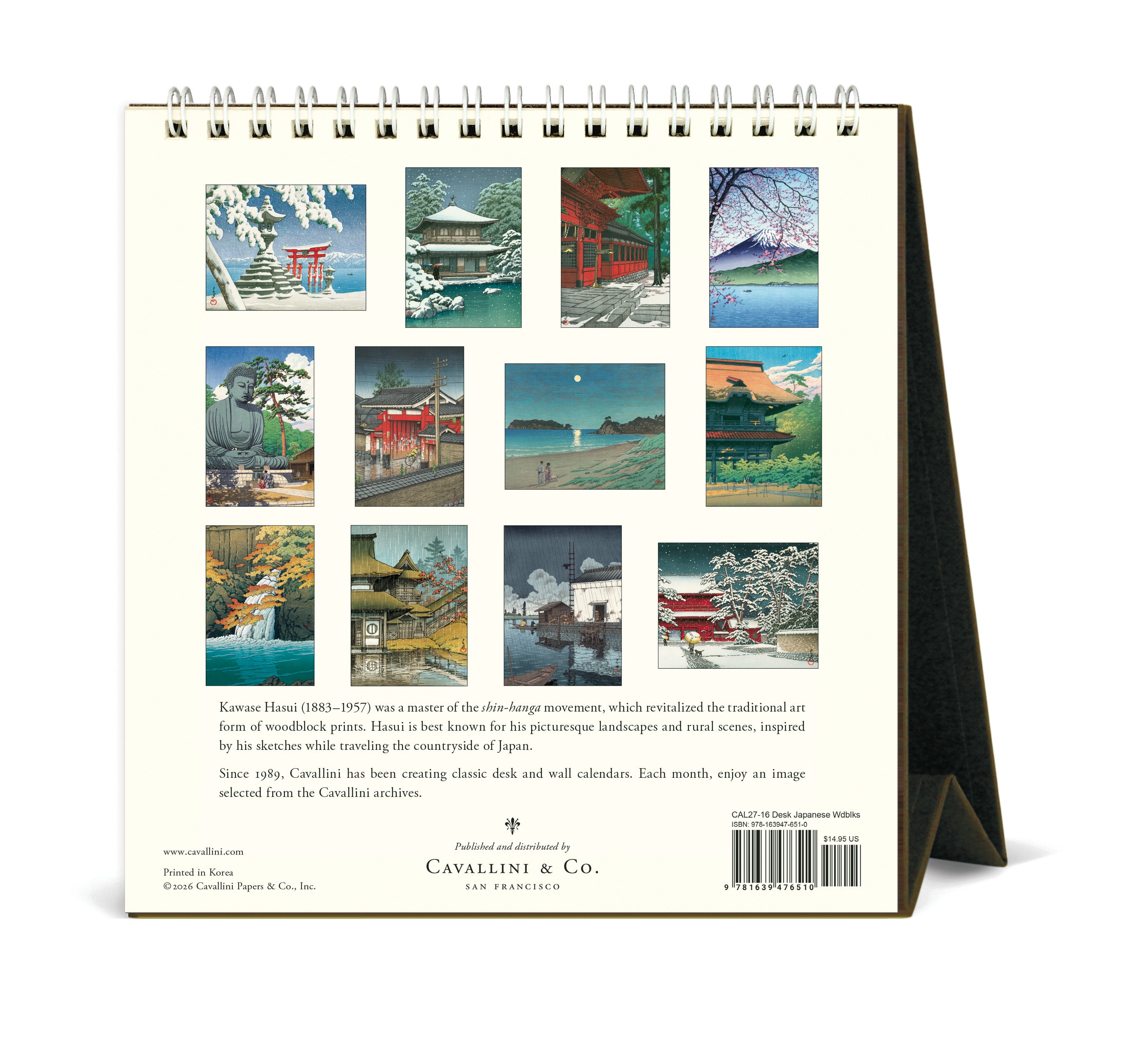 Desk Calendar - Japanese Woodblocks