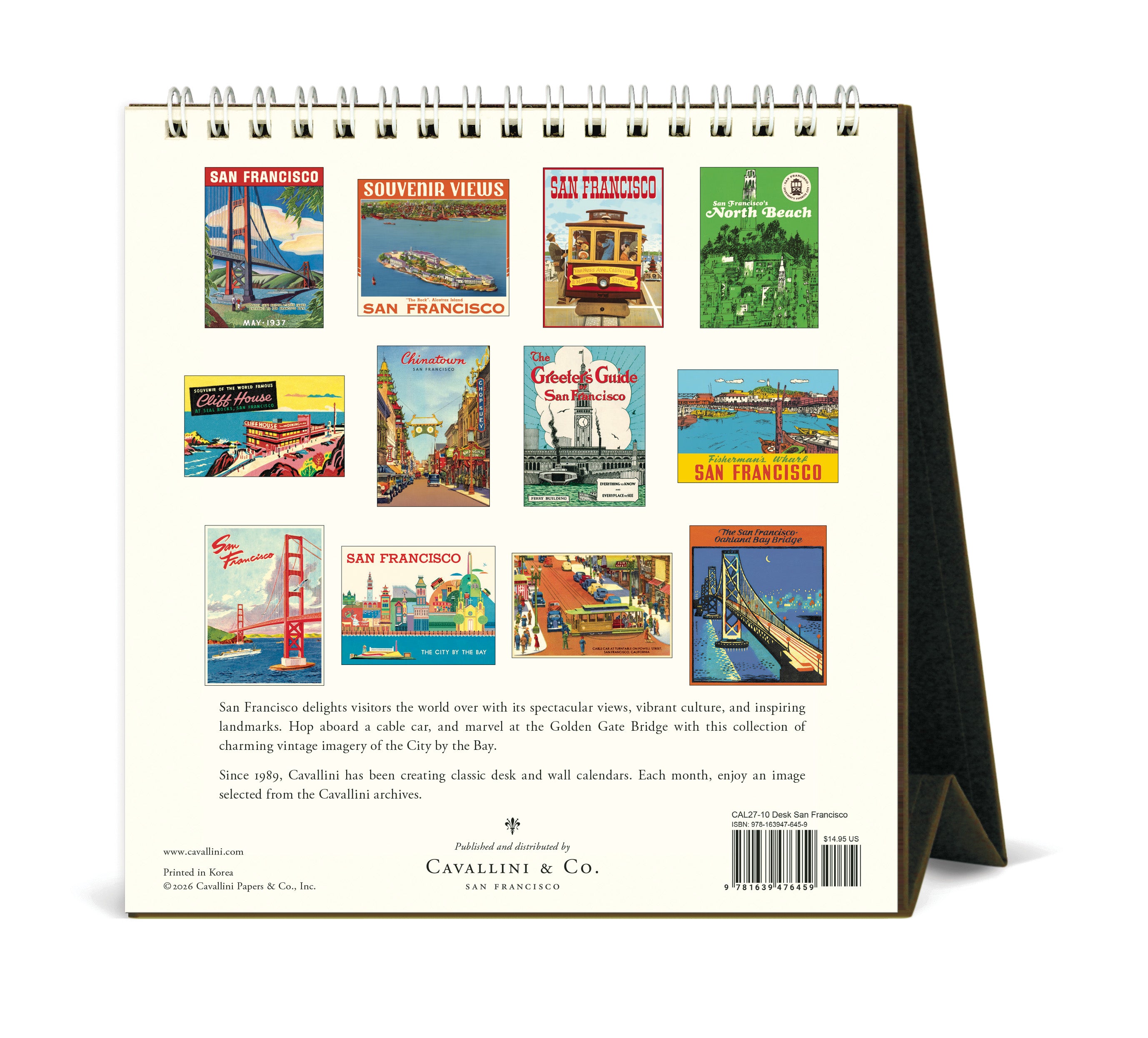 Desk Calendar - San Francisco