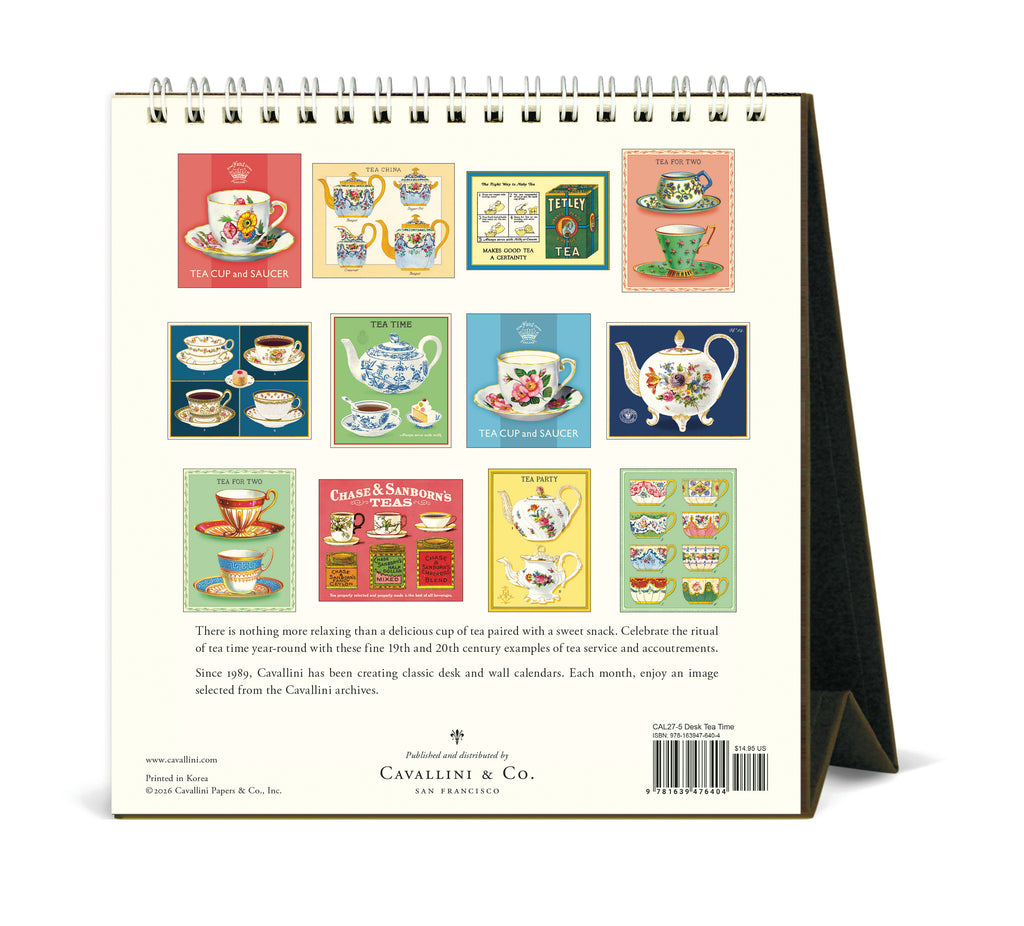 Desk Calendar - Tea Time
