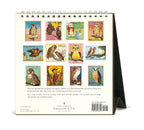 Desk Calendar - Vintage Owls