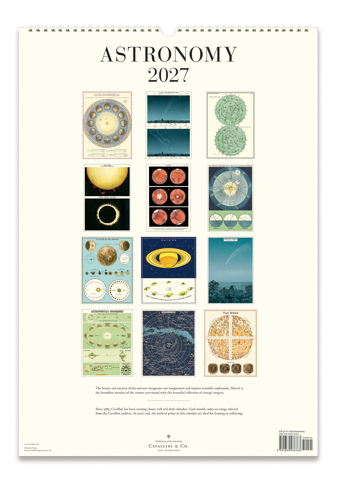 Wall Calendar - Astronomy