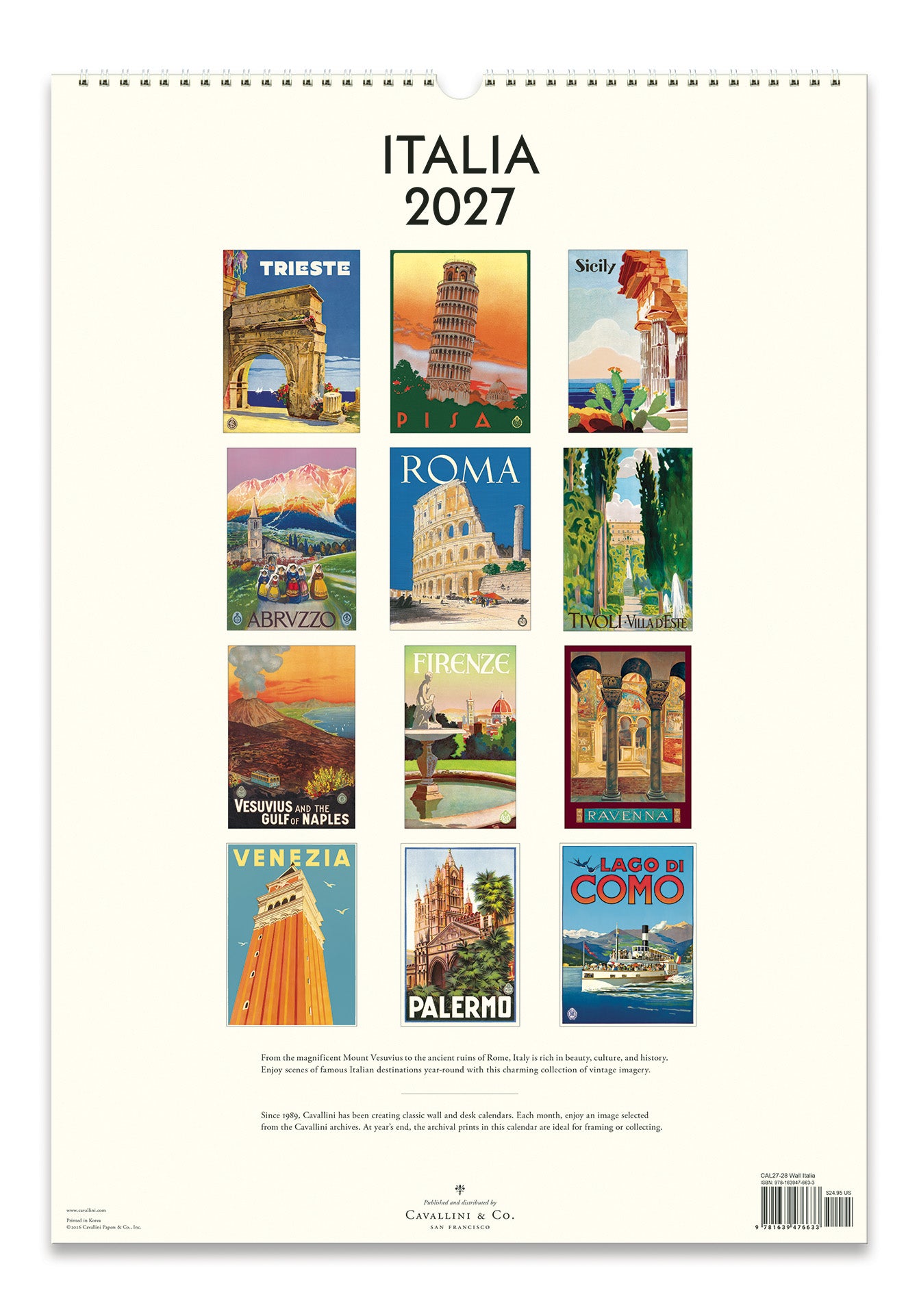 Wall Calendar - Italia (C)