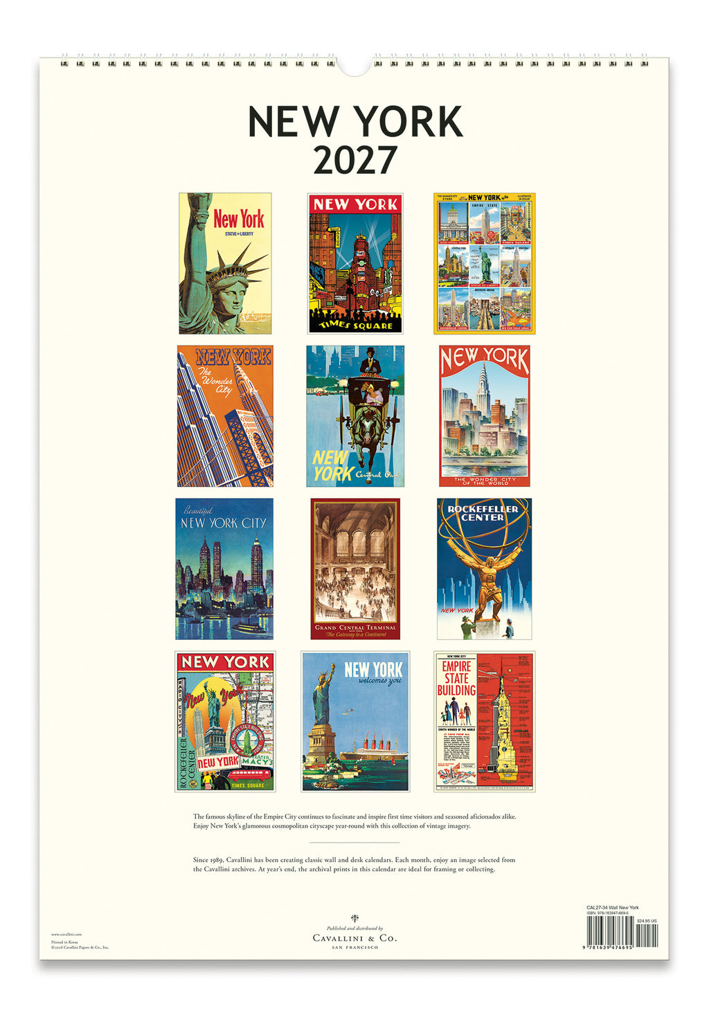Wall Calendar - New York