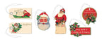 Christmas Glitter Gift Tags - Vintage Christmas