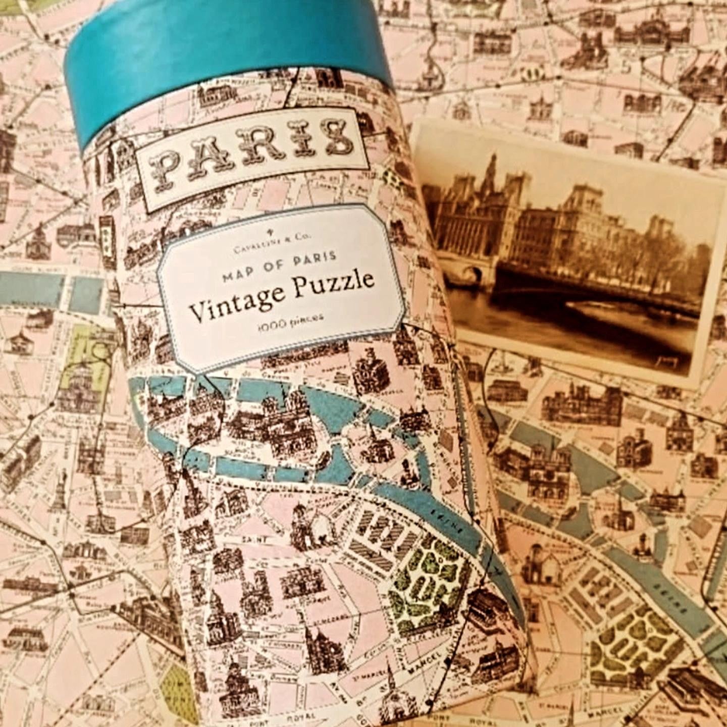 Jigsaw Puzzle - Map of Paris