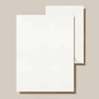 Writing Paper - Crane - Pearl White Half Sheets