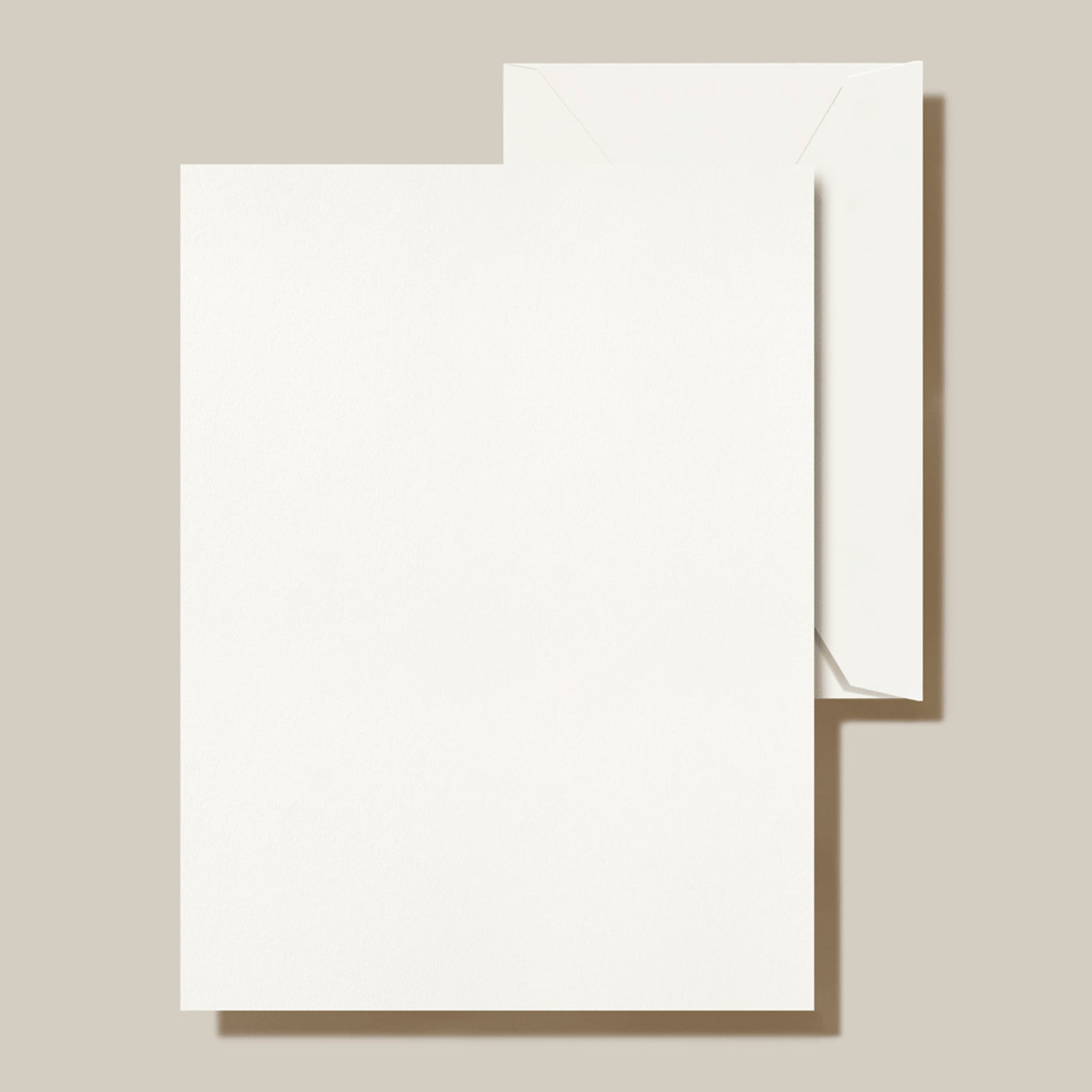 Writing Paper - Crane - Pearl White Half Sheets