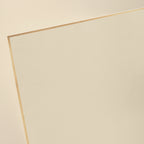 Writing Paper - Crane - Ecru with Gold Border Half Sheet