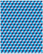 Wrap - Cubes Blue