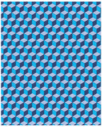 Wrap - Cubes Blue