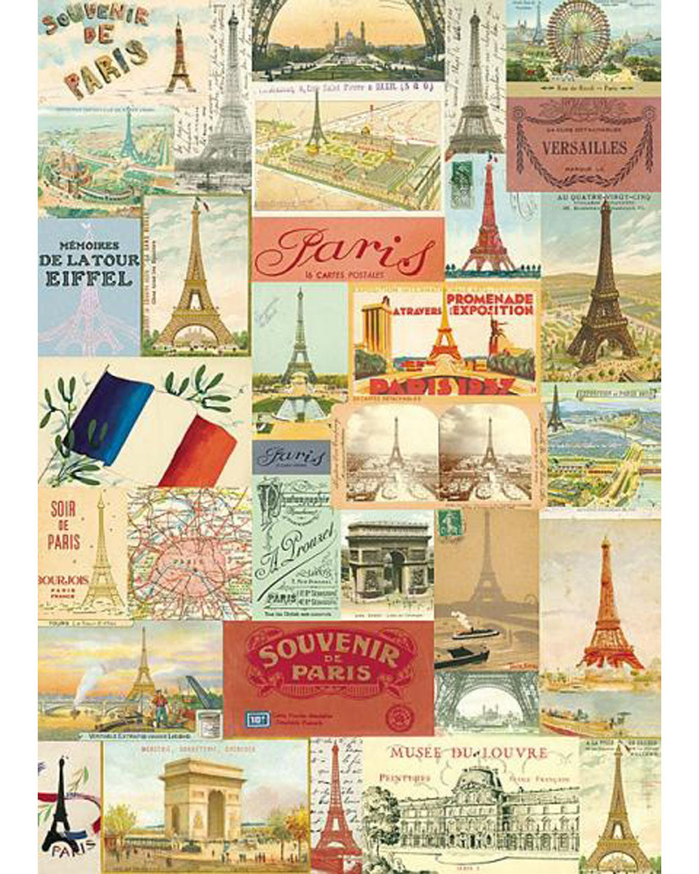 Wrap - Eiffel Tower Postcards