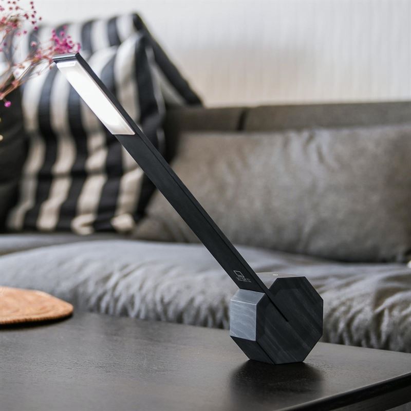 1 Gingko - Octagon One - Desk Lamp - Black