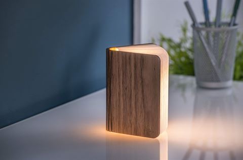 1 Gingko - Walnut - Mini Smart LED Booklight