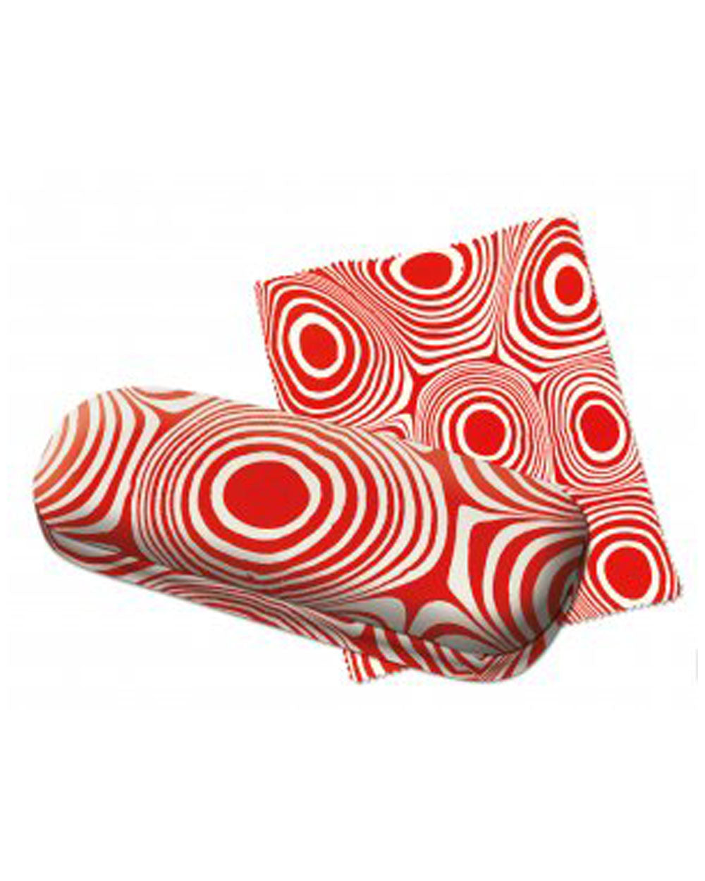 Glasses Case w Cleaning Cloth - Red Marbled