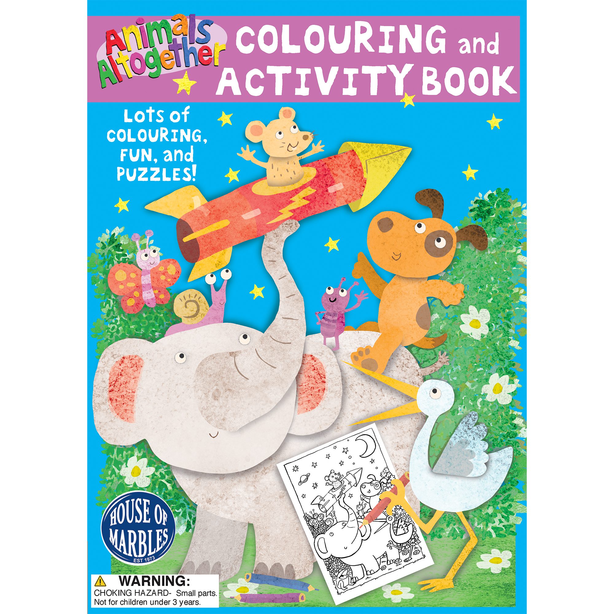 Animals Altogether Colouring Activity Book
