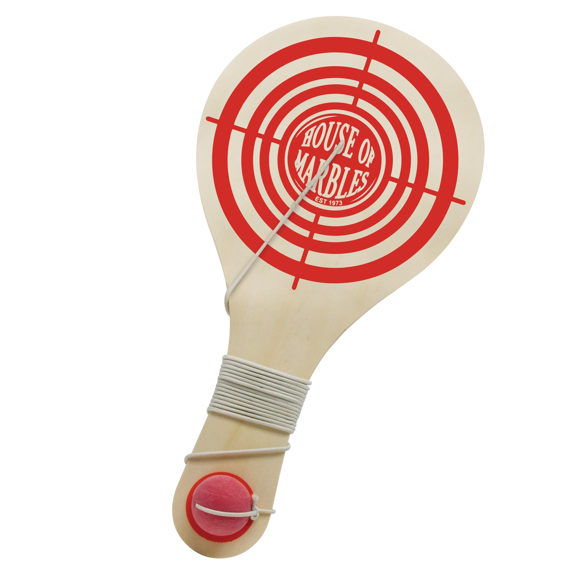 Classic Paddle Ball - Wooden Bat & Ball on String