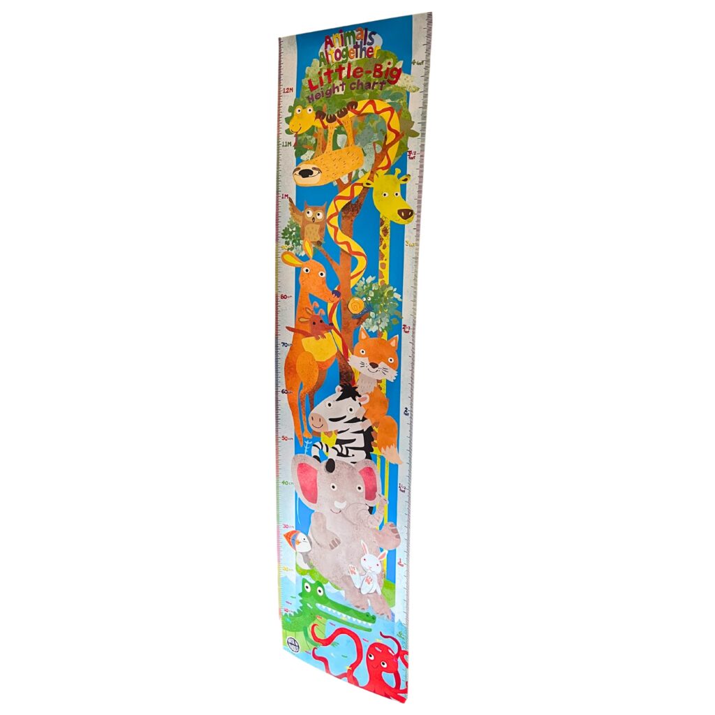 Animals Altogether Height Chart