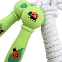 Ladybird Wooden Skipping Rope