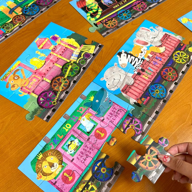 Zoo Train Jigsaw Puzzles (box of 8)