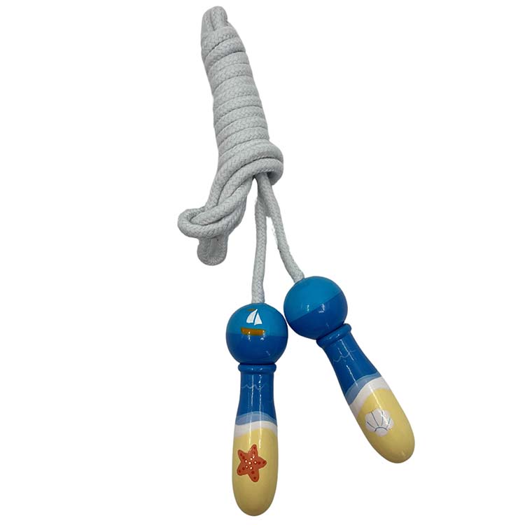 Wooden Skipping Rope - Seaside