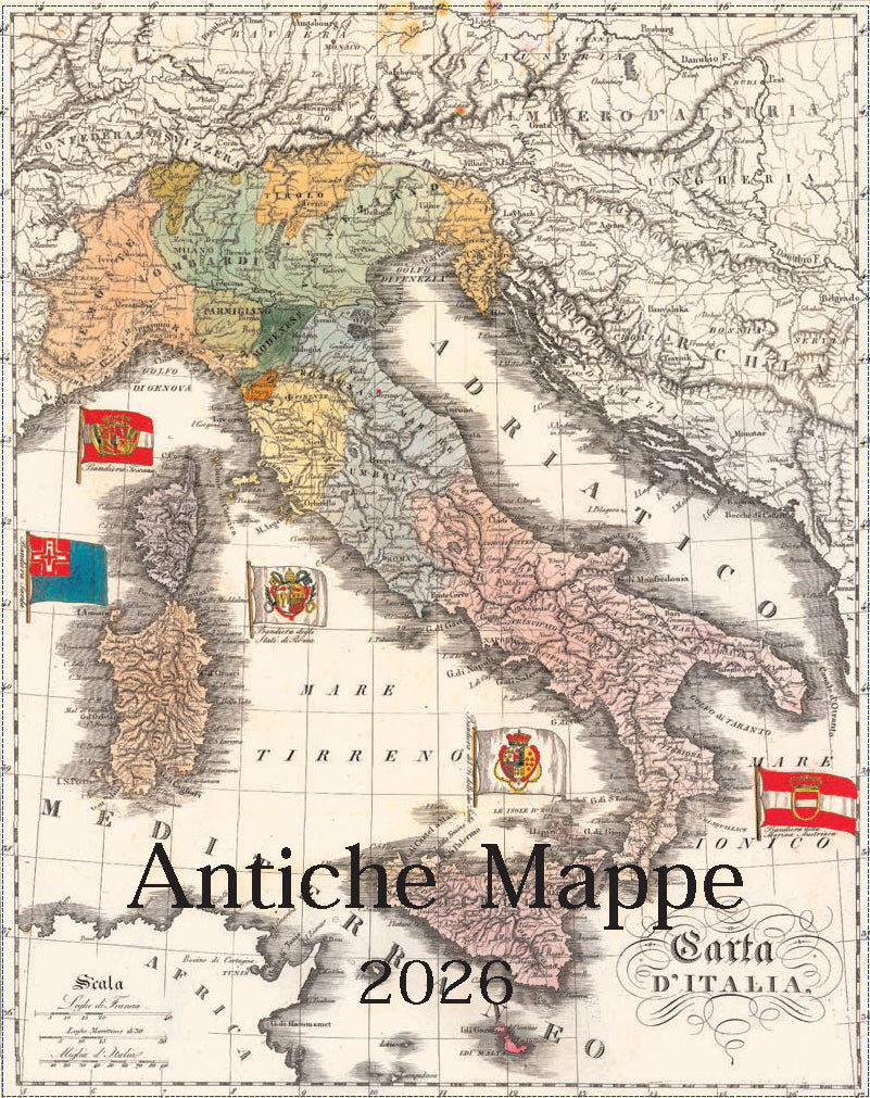 Desk Calendar - Antiche Mappe