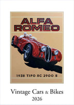 Wall Calendar - Vintage Cars