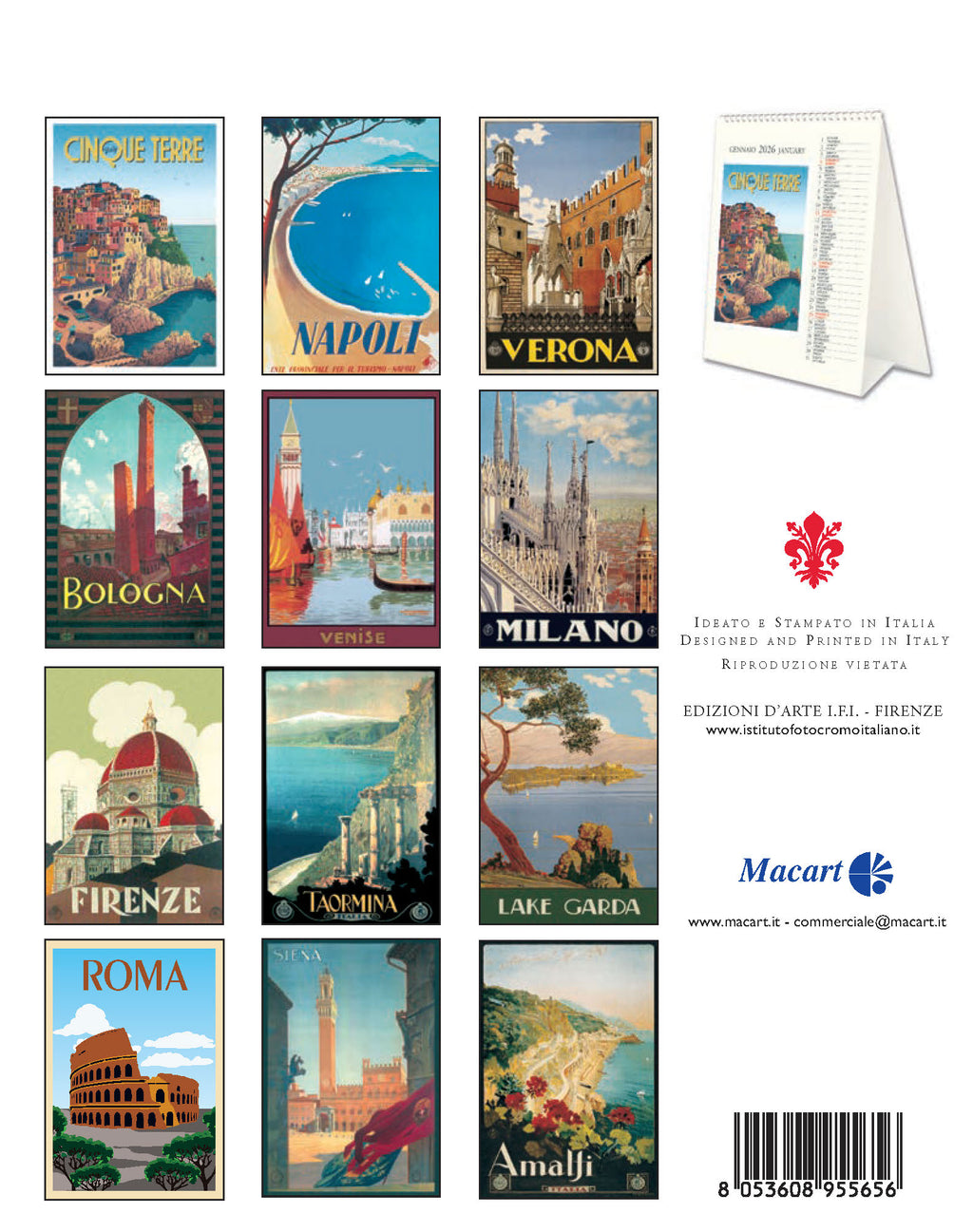 Desk Calendar - Italia (IFI)