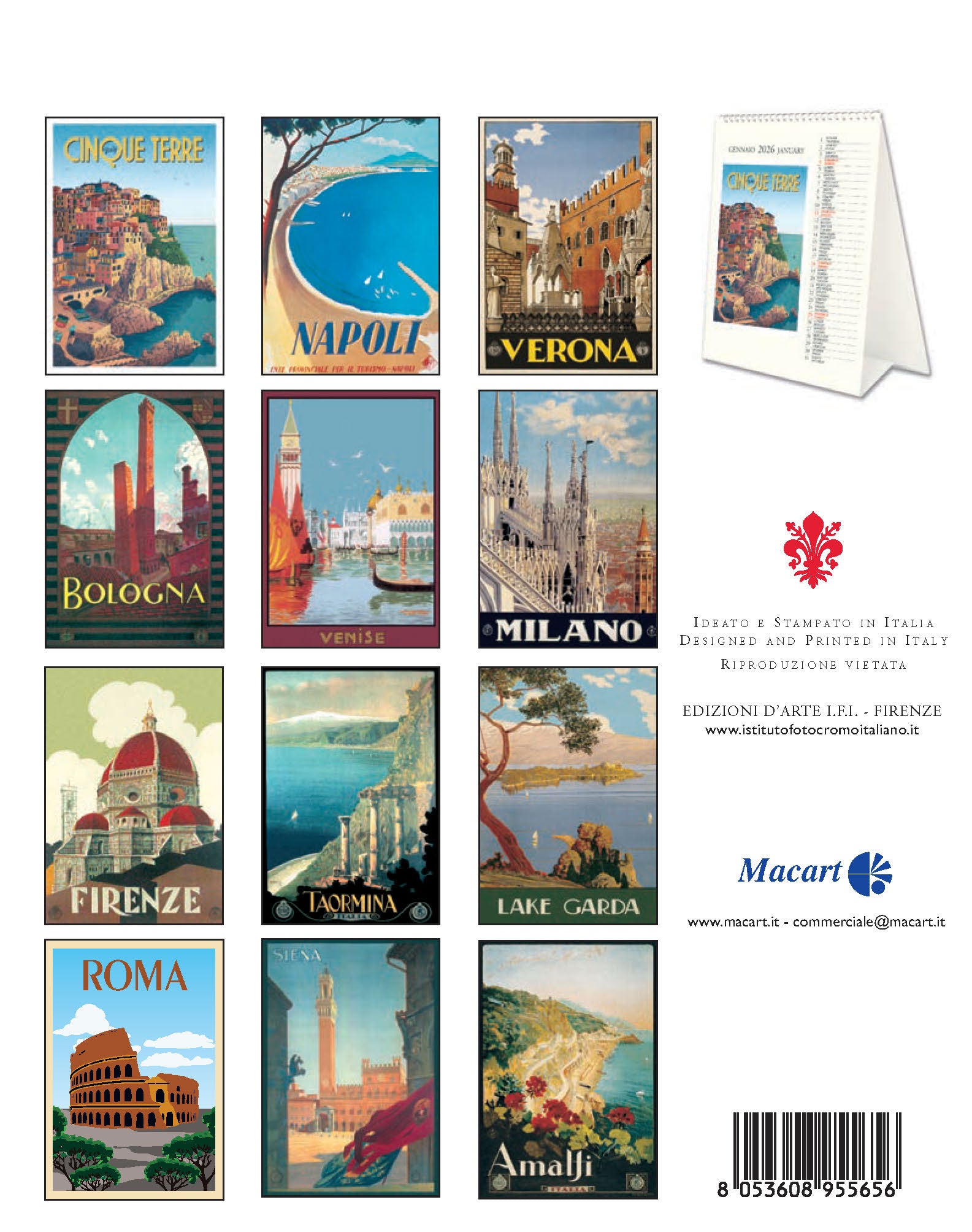 Desk Calendar - Italia (IFI)