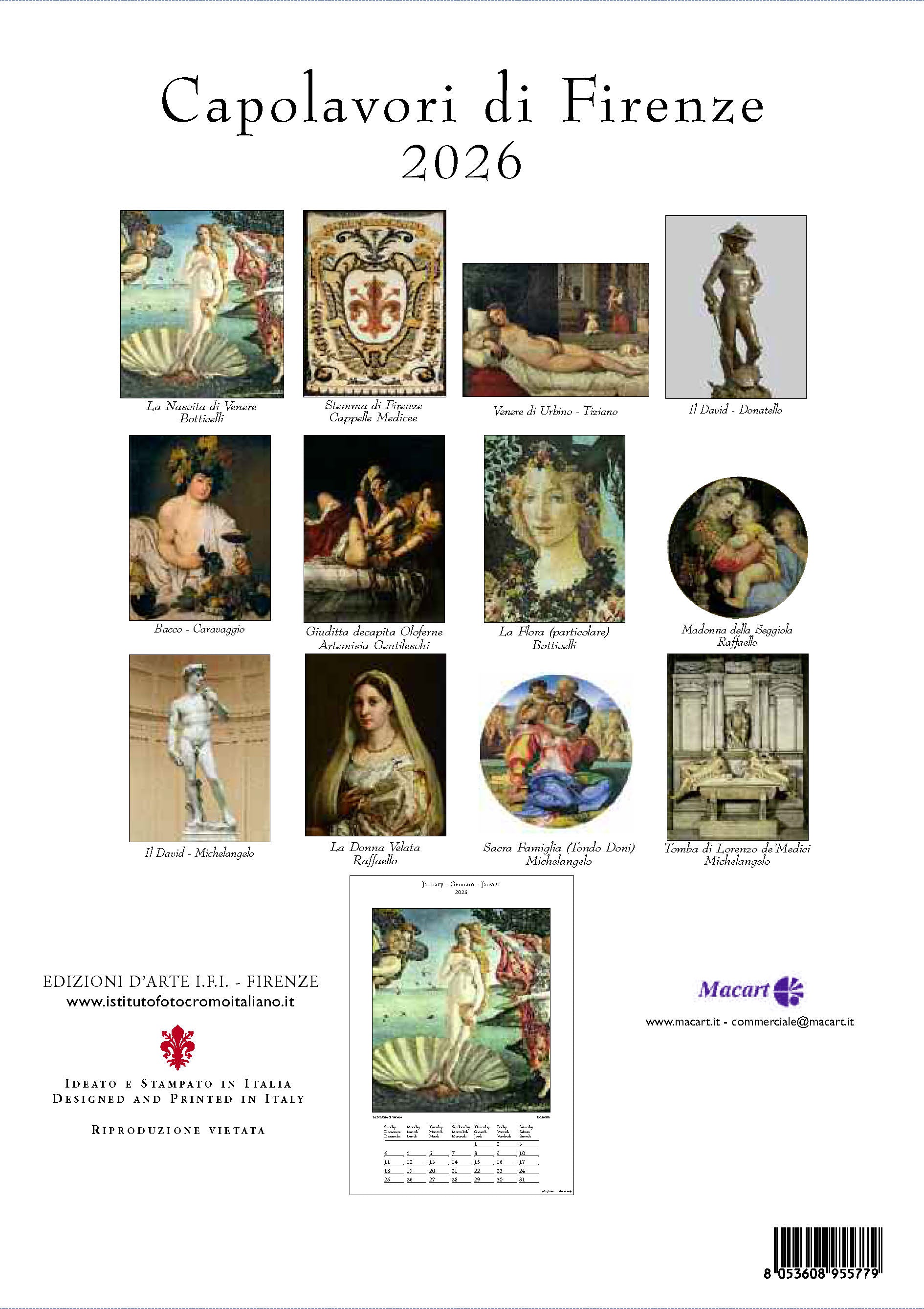 Medium Wall - Capolavori di Firenze