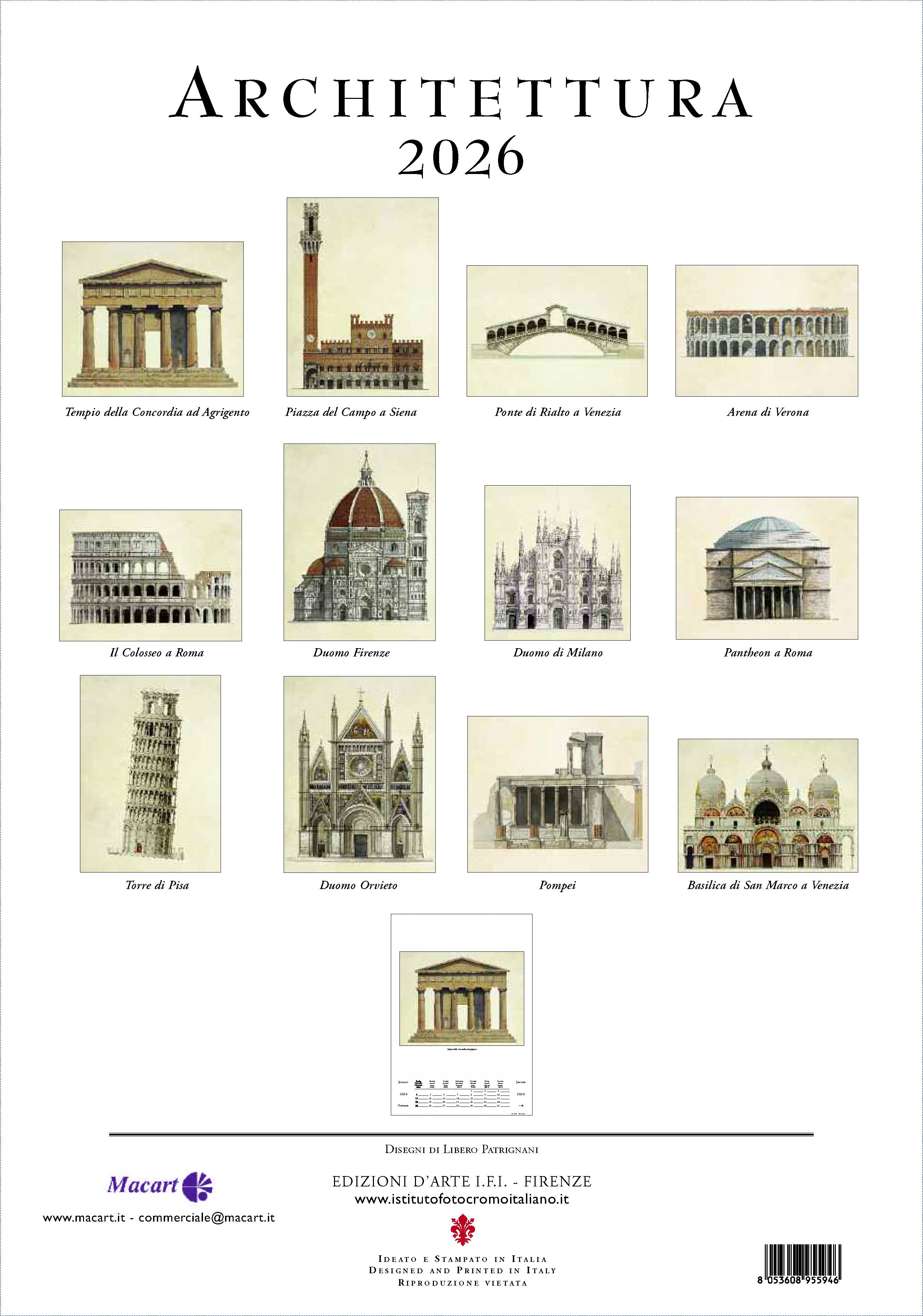 Wall Calendar - Architettura (IFI)