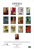 Wall Calendar - Opera