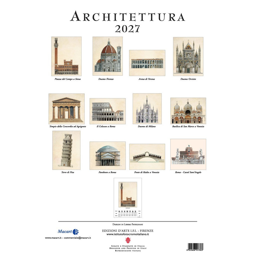 Wall Calendar - Architettura (IFI)