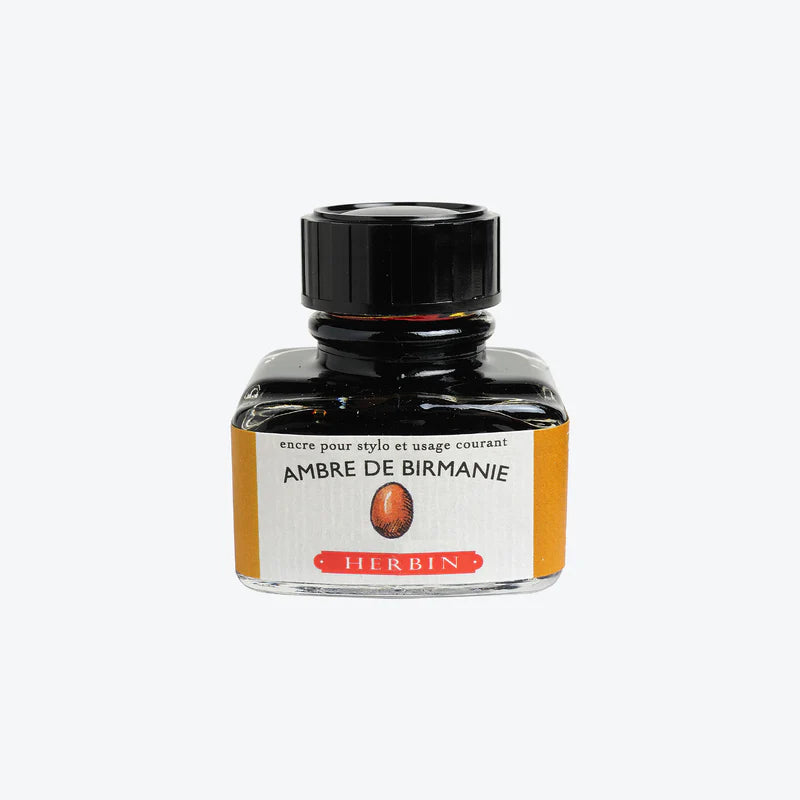J Herbin - Fountain Pen Ink - Ambre De Birmanie