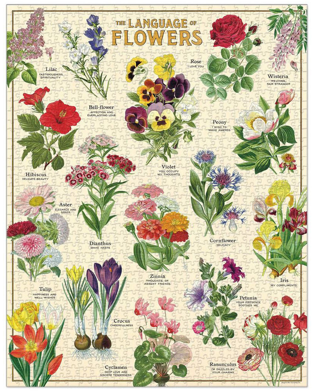 Jigsaw Puzzle - Language of Flowers