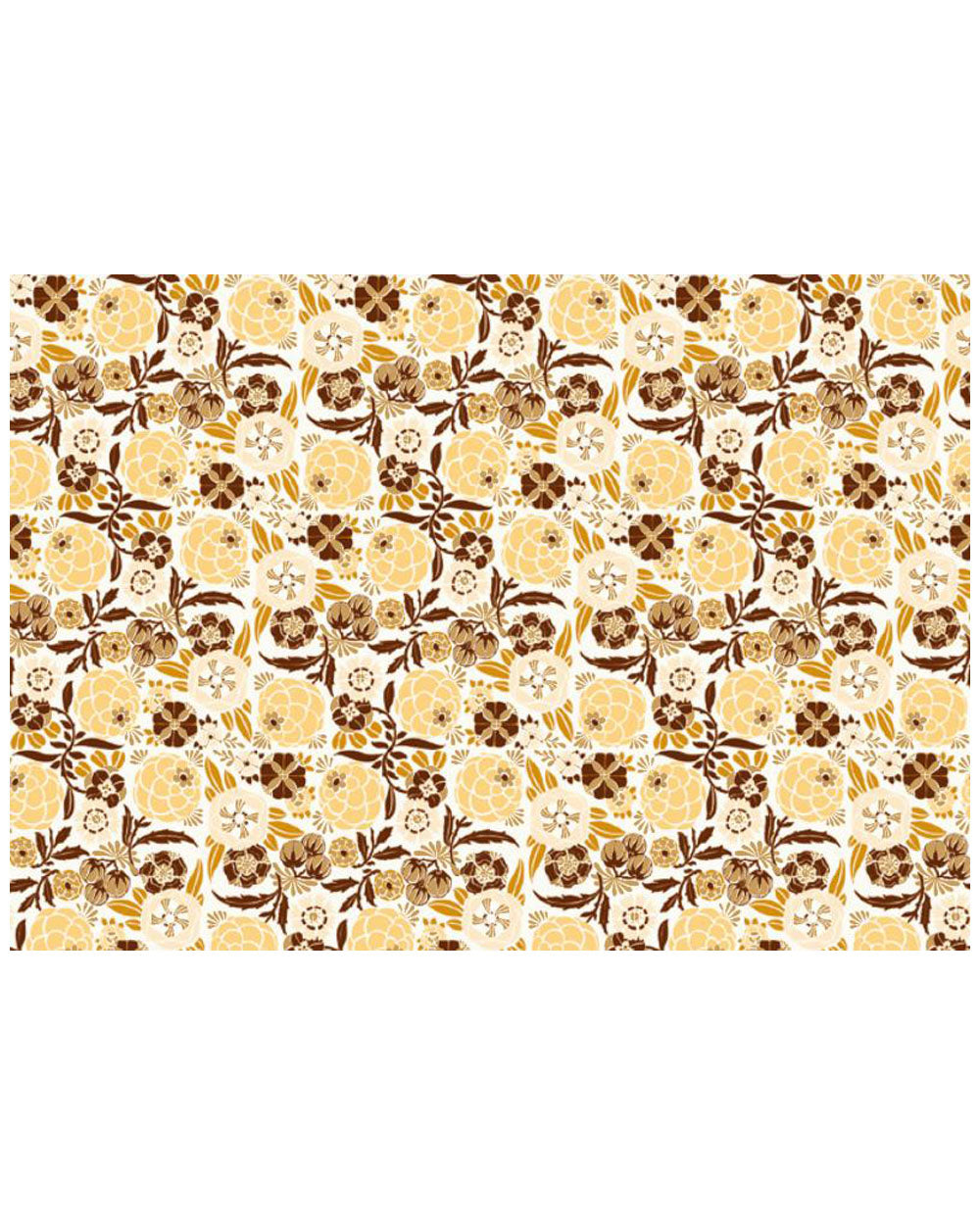 Wrap - Liberty Flowers - Ochre