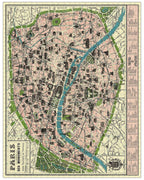 Jigsaw Puzzle - Map of Paris