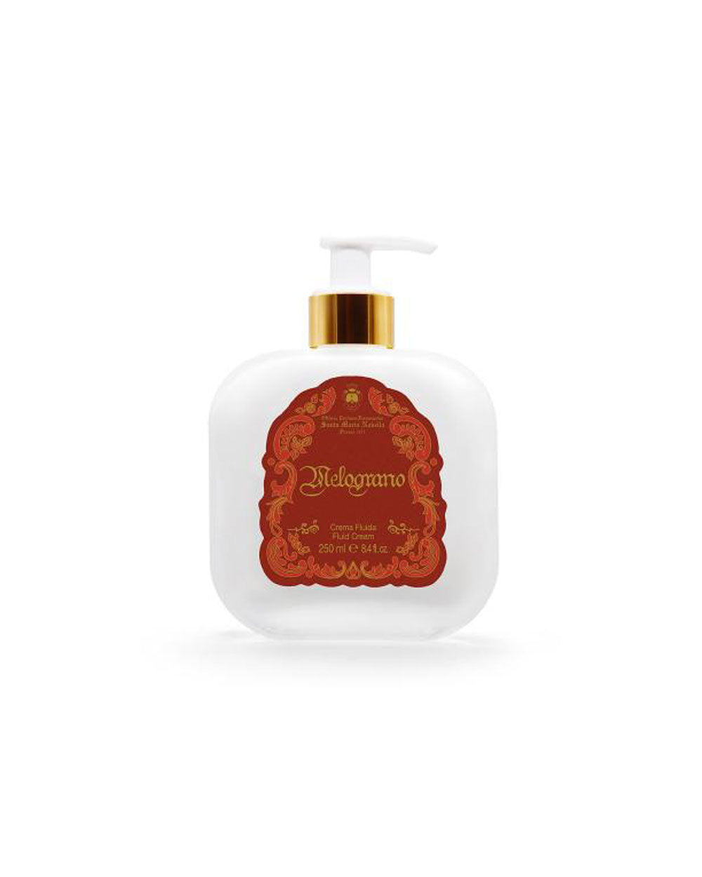 Melograno - Fluid Body Cream - Glass Pump Bottle