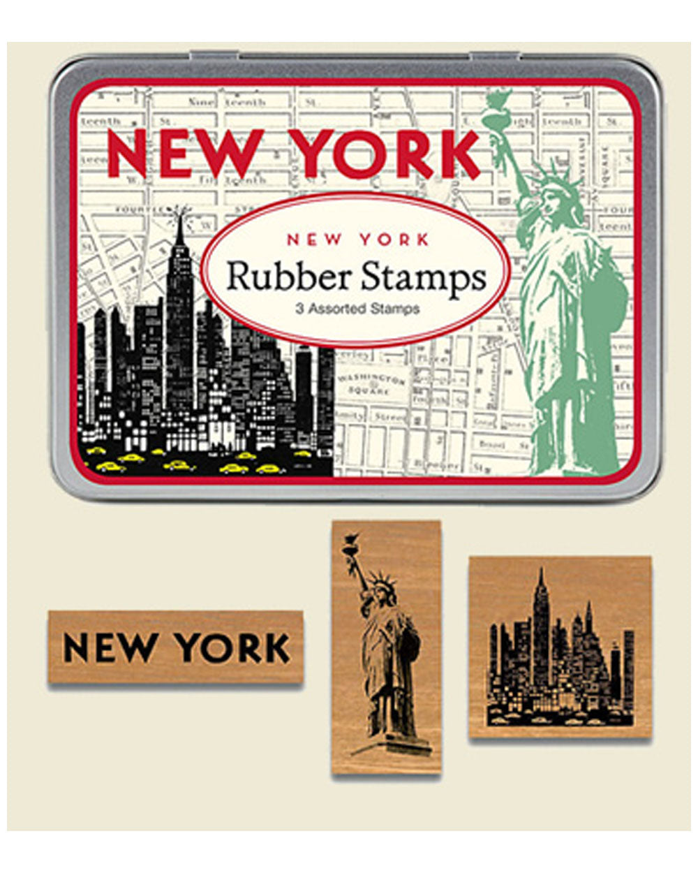 Mini Rubber Stamps - New York