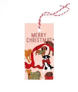 Christmas Tags - Dogs and Scarves