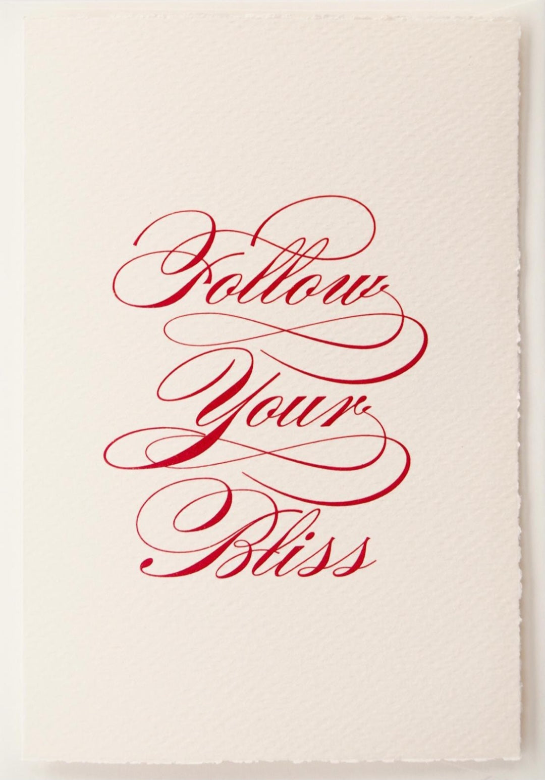PFP - Follow Your Bliss (red) 2