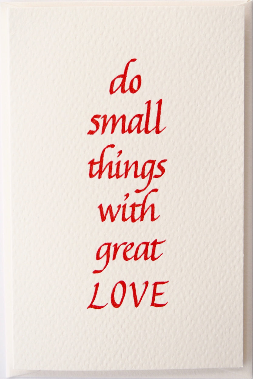 PFP Card - Do Small Things With Great Love